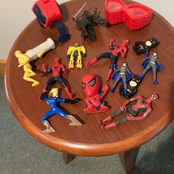 Action figures Spider-Man Batman faceless horseman etc some from Burger King - Picture 1 of 5